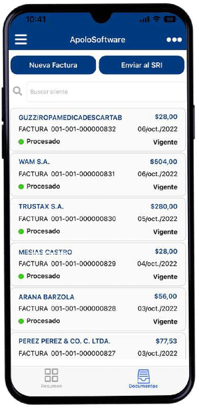 Apolo - Facturación Electrónica